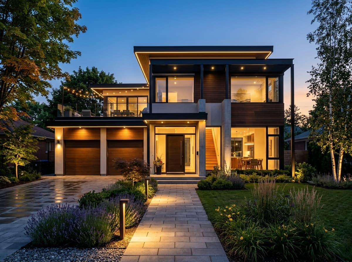 Slimme villa verlichting met luxe lichtplan en centrale sturing